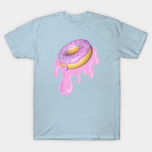 Pink Donut with Rainbow Sprinkles T-Shirt